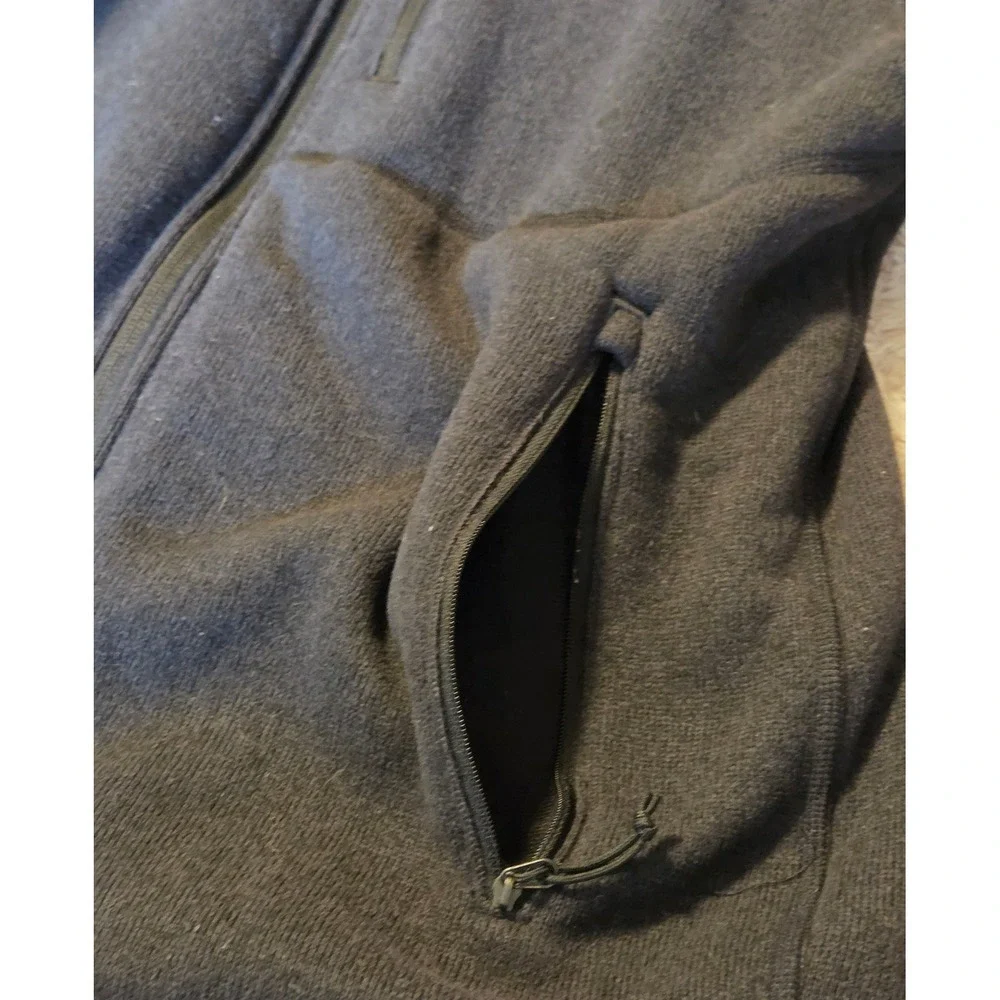 The North Face Gordon Lyons Full Zip Jacket Mens Size Medium Black Gatorade